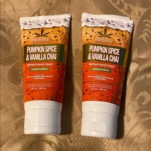 Hempz Pumpkin spice and Vanilla Chai Hand Care Cream